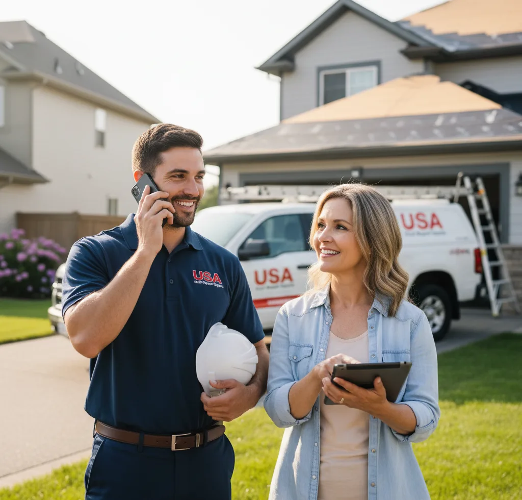 USA Roof Repair Experts customer support in Midway City